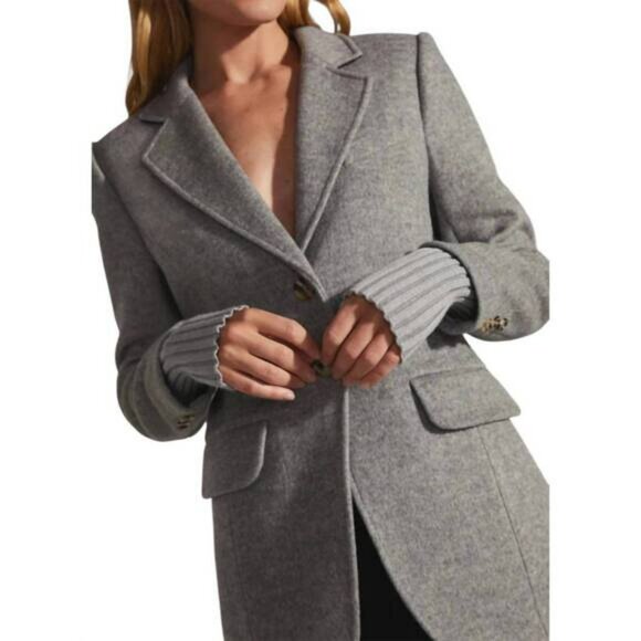 NEW FAVORITE DAUGHTER the city blazer in frost gray - Picture 4 of 6